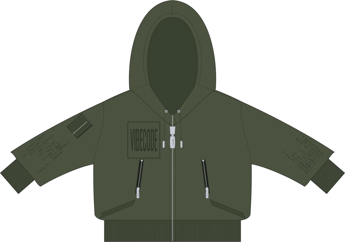 Зип-худи DenVault из софтшелла, цвет MOSS